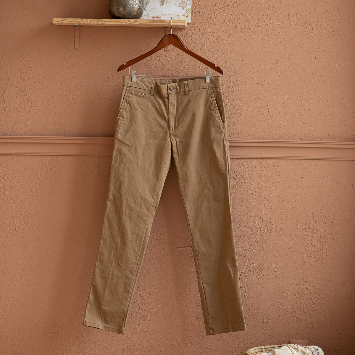 Брюки бежевые р. S