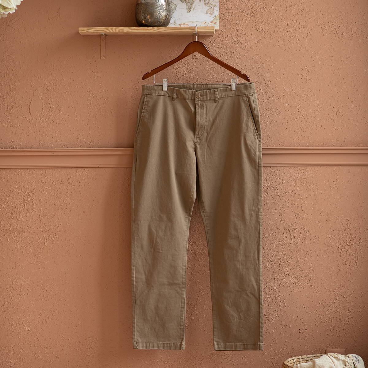 Брюки бежевые мужские р. L-XL