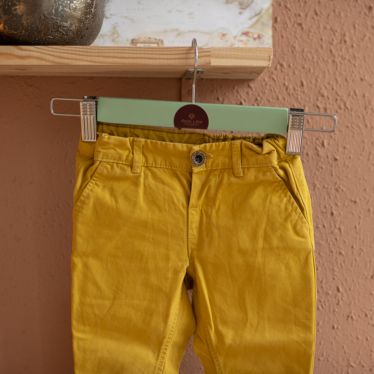Брюки желтые р.80