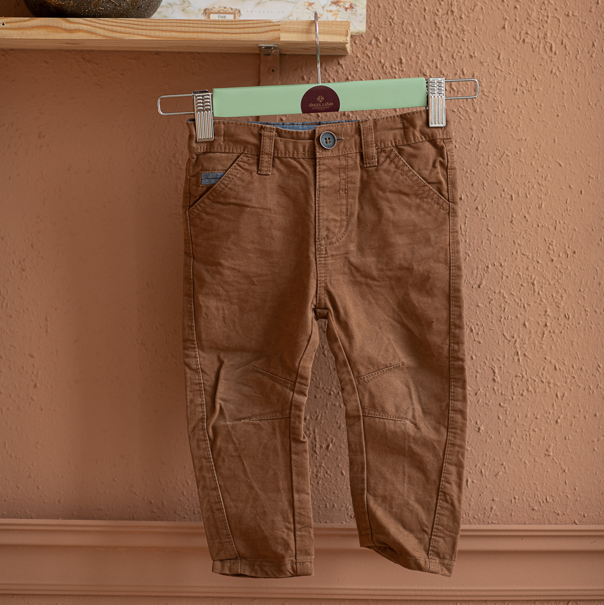 Брюки коричневые р.80