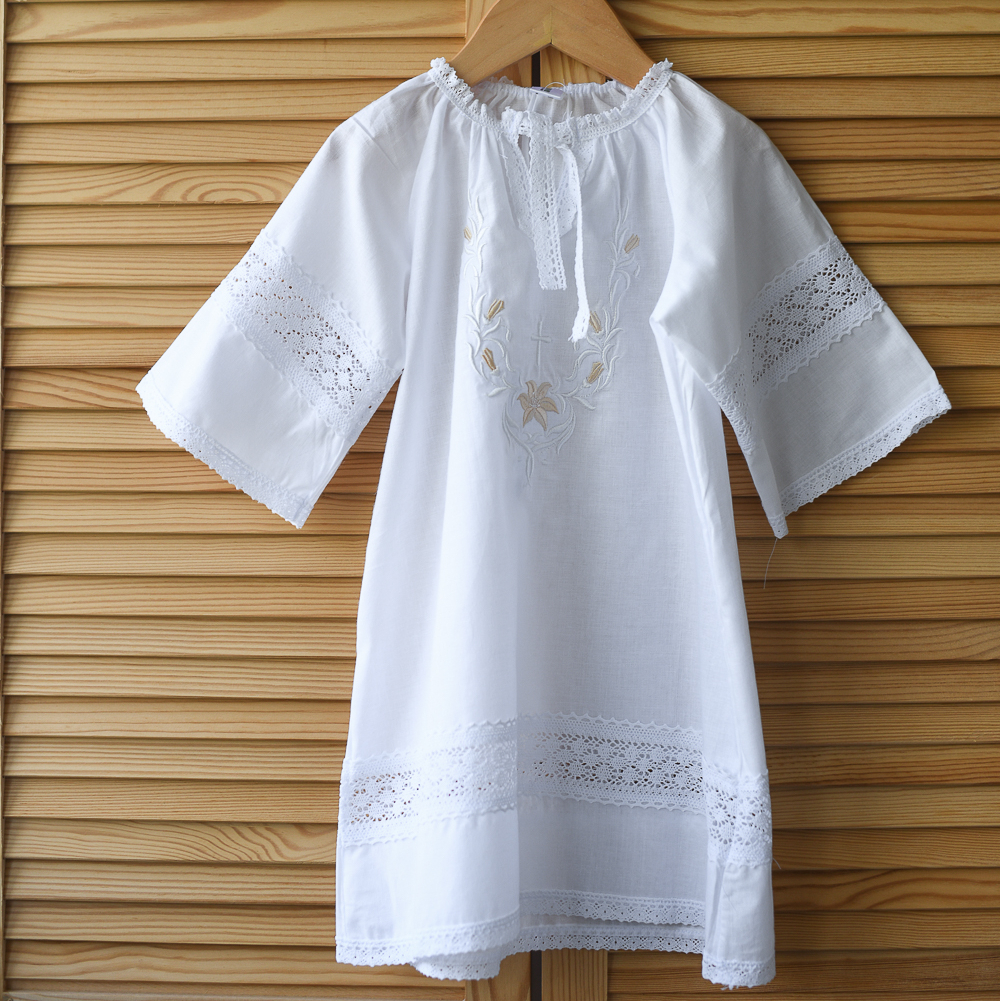 Крестильная рубашка "АРИША" р. 86