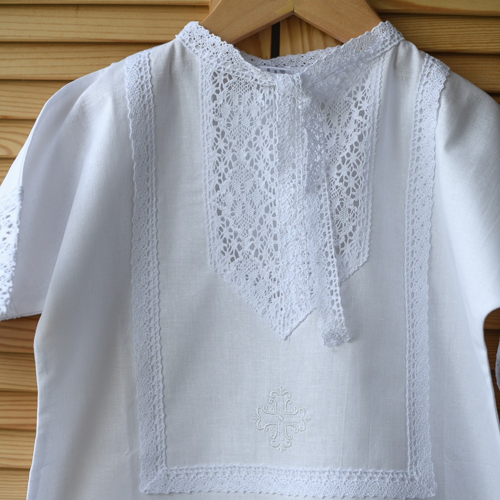 Крестильная рубашка "ЛУЧИК" р. 92