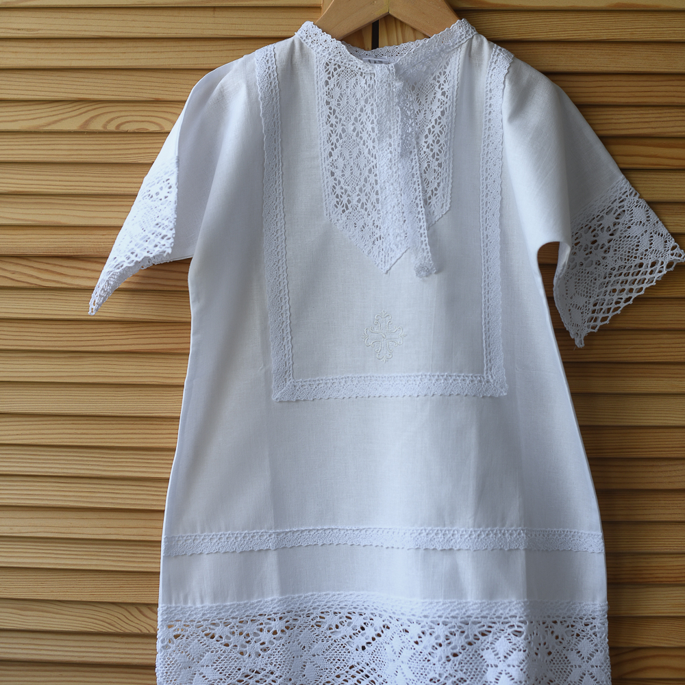 Крестильная рубашка "ЛУЧИК" р. 92