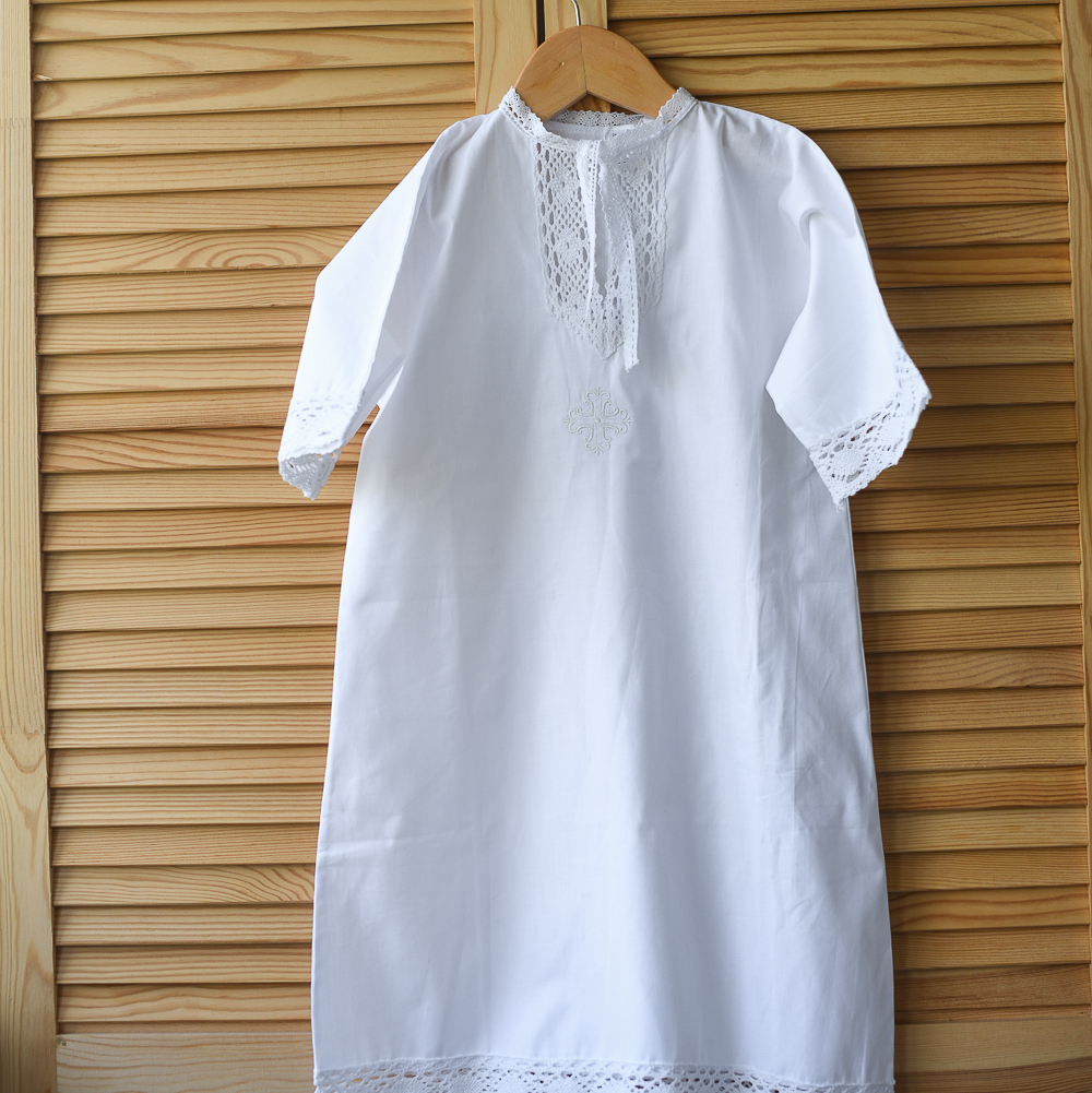 Крестильная рубашка "ЛИДИЯ" р. 92