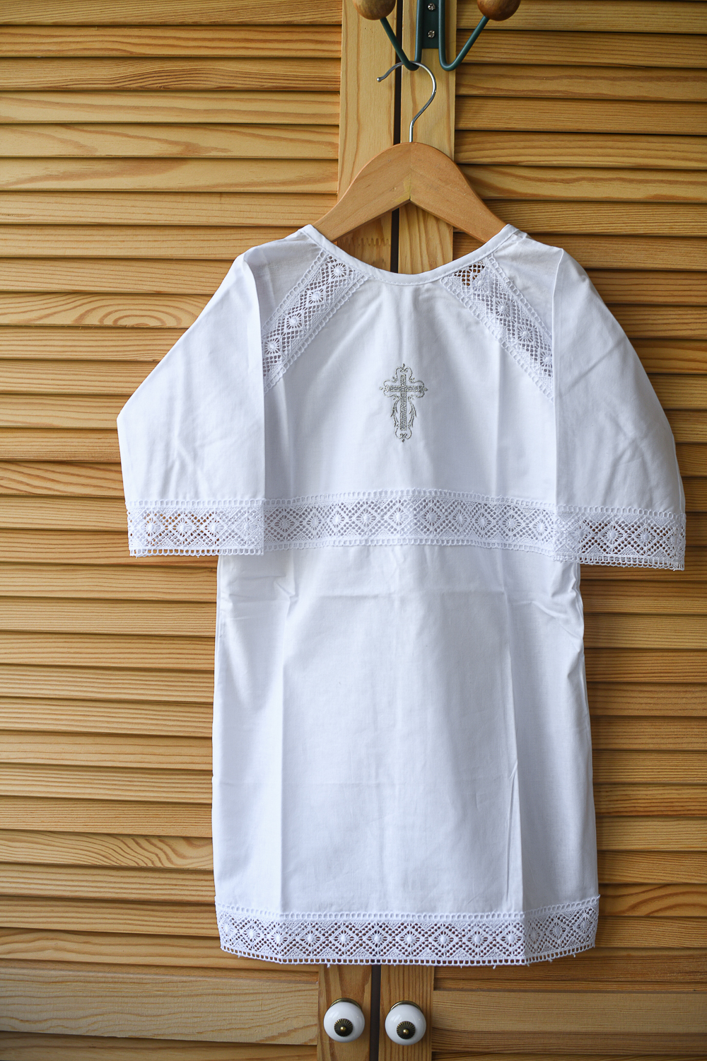 Крестильная рубашка "ДУШЕНЬКА" р. 98-104