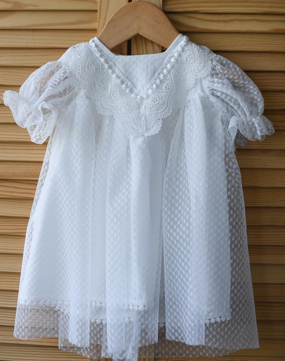 Крестильное платье "СОФИЯ" 62-74 р-р