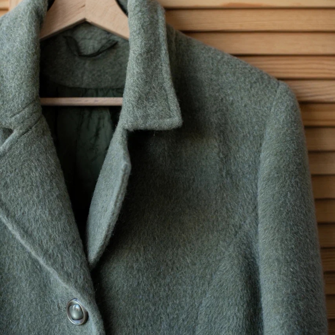 Пальто зелёное р. М