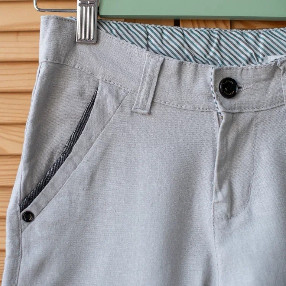 Брюки серые 134