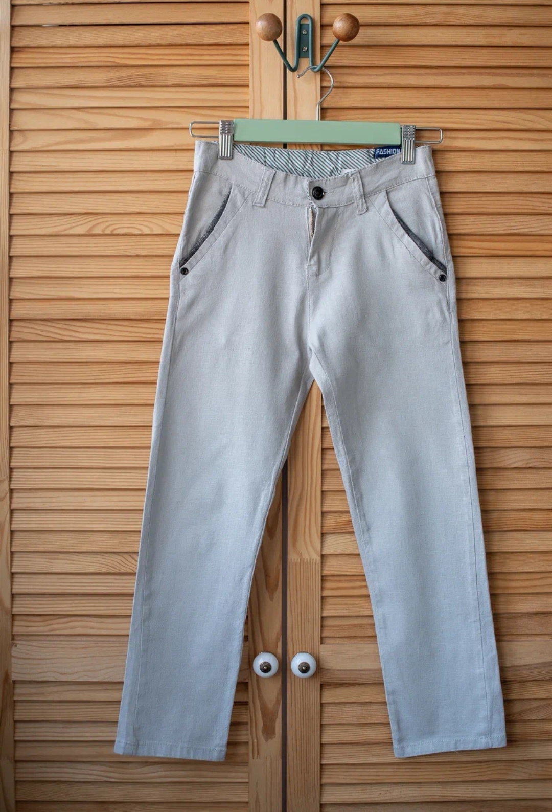 Брюки серые 134