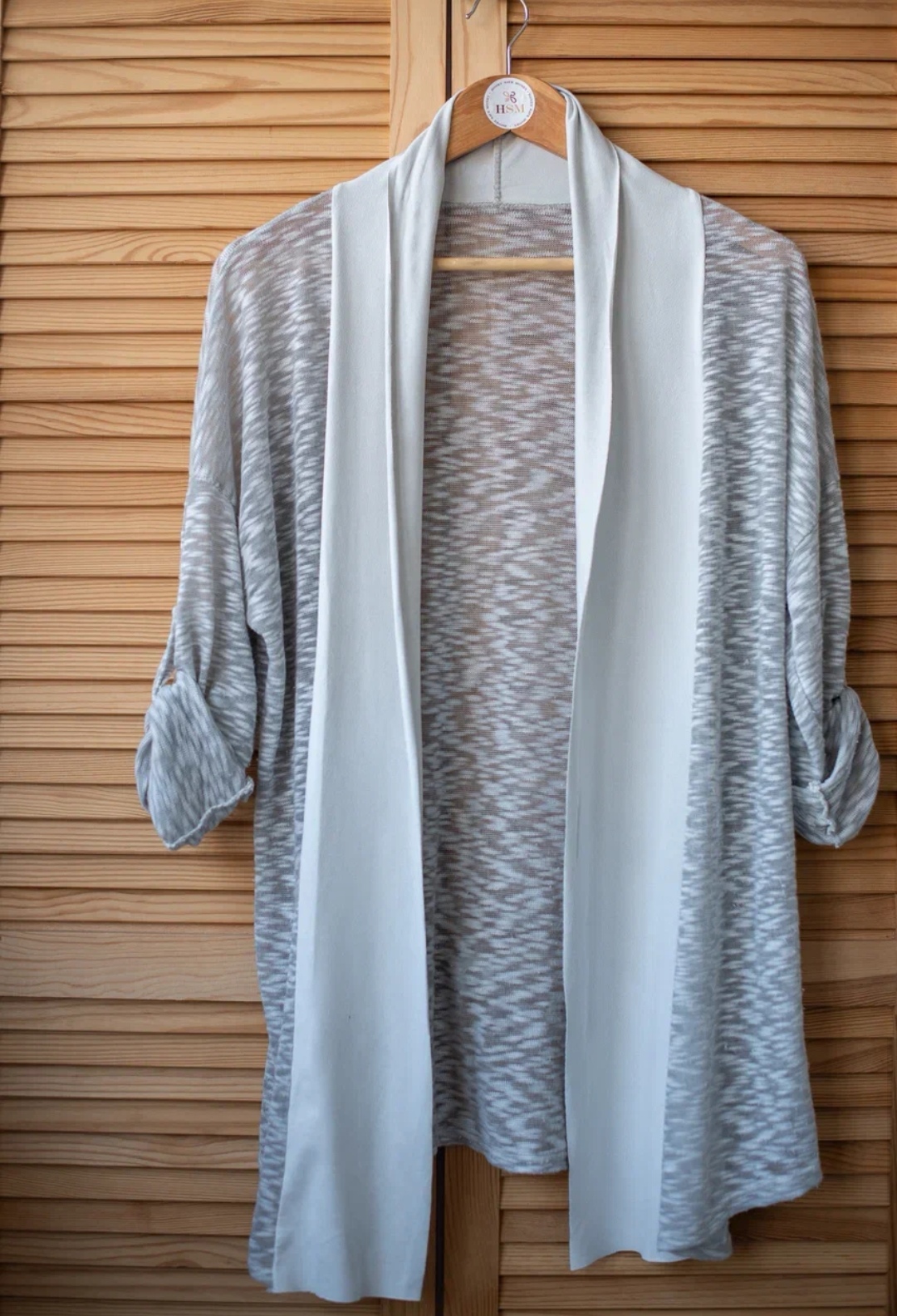 Кардиган серый М