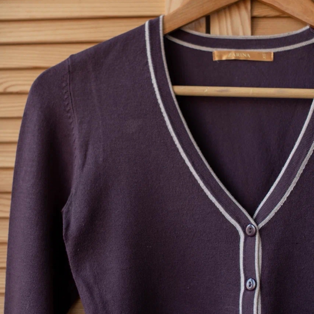 Кардиган бордовый S