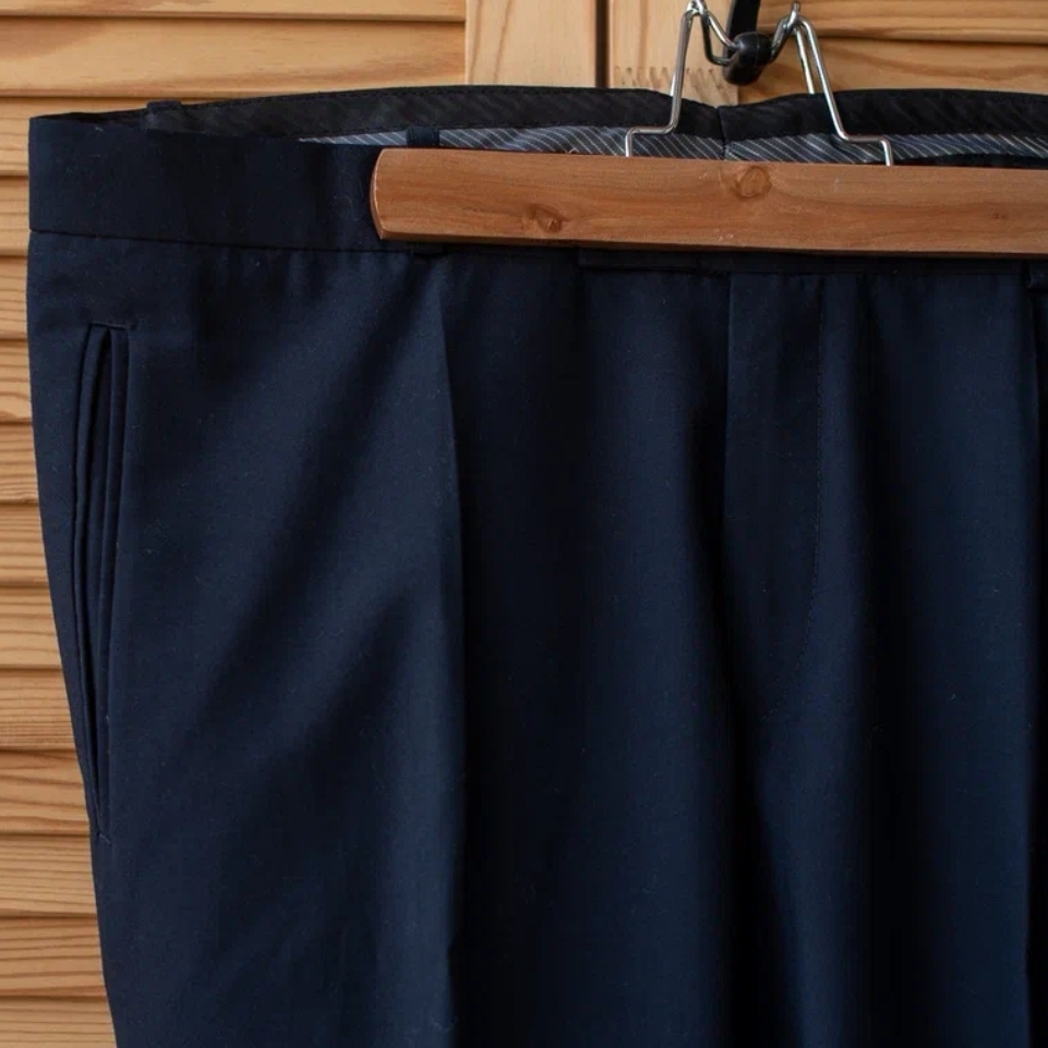 Брюки темно-синие L