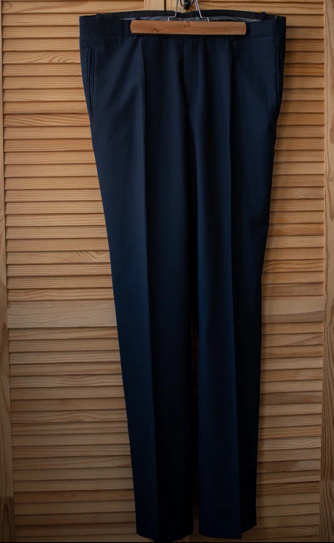 Брюки темно-синие L