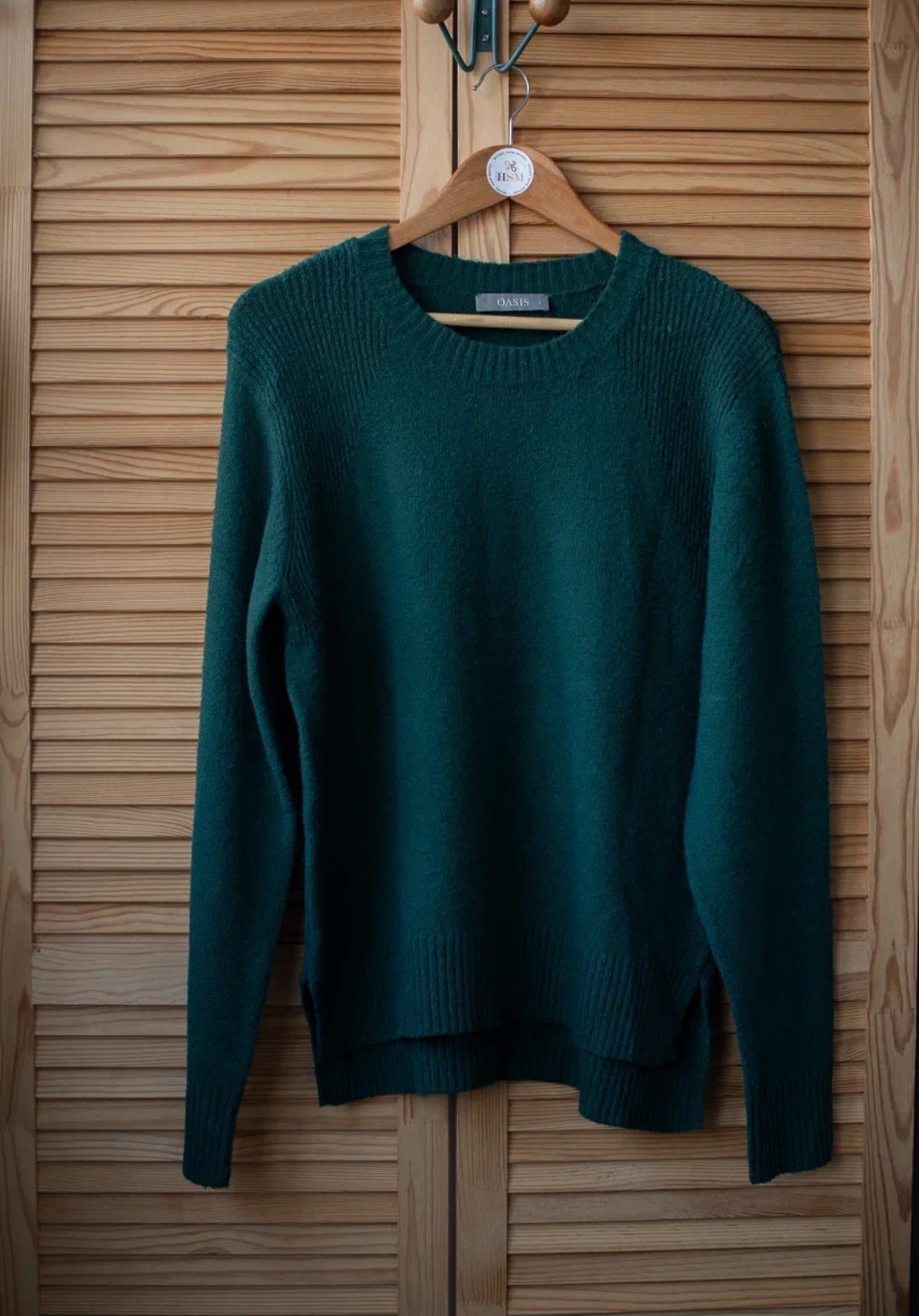 Свитер зеленый М