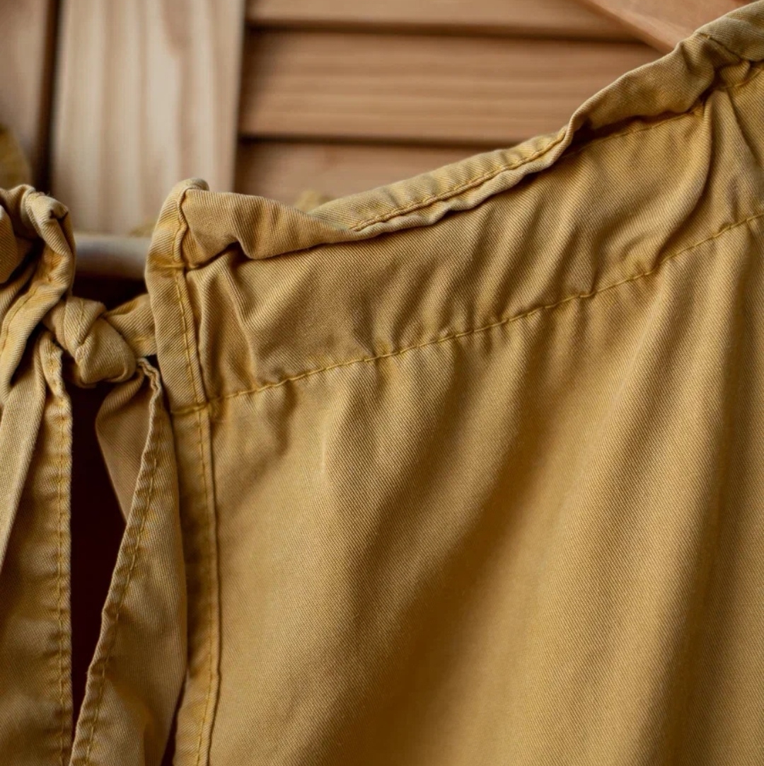 Платье желтое S-M