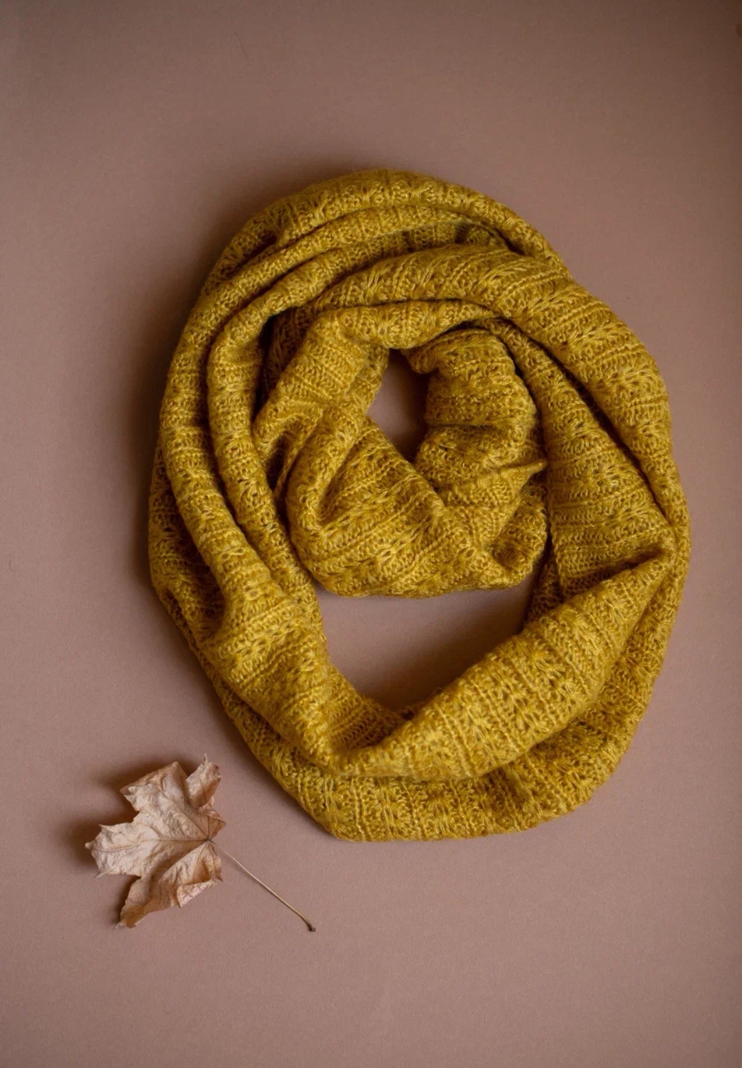 Снуд горчичный