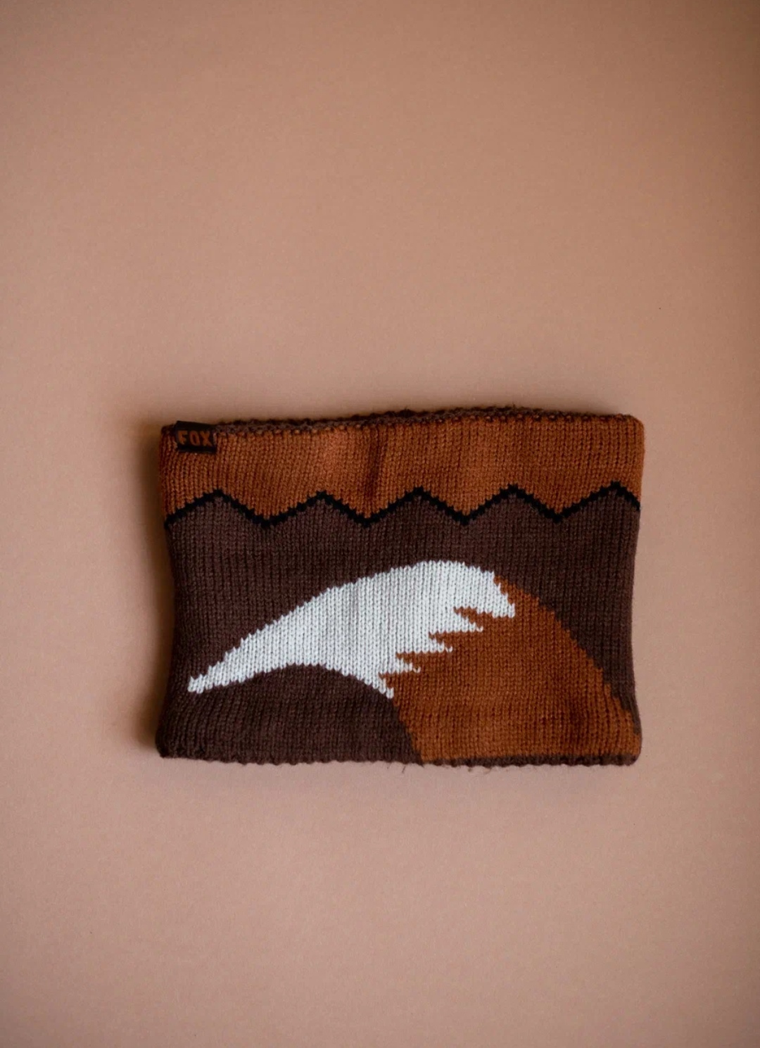 Снуд  коричневый лиса