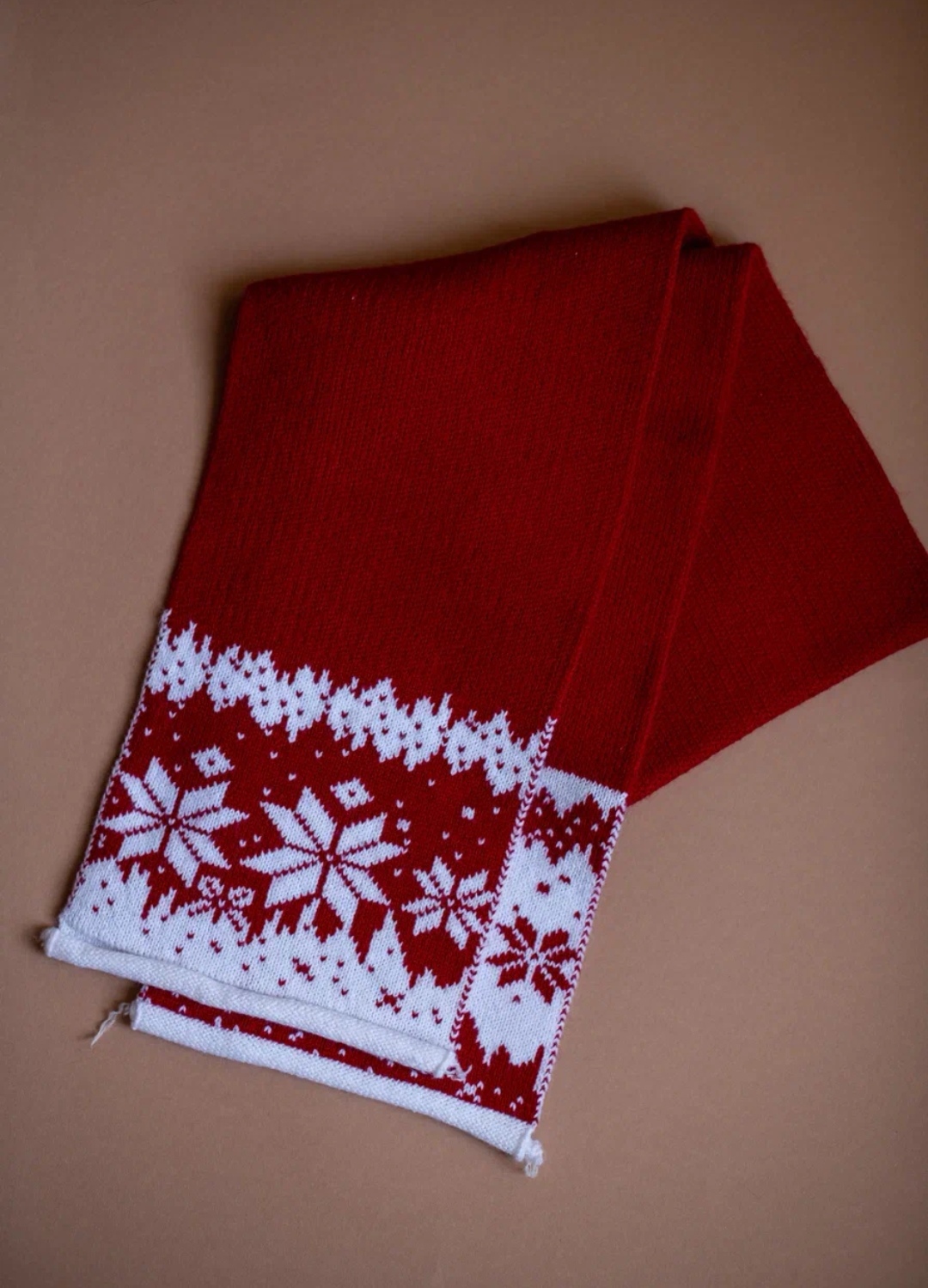 Шарф новогодний