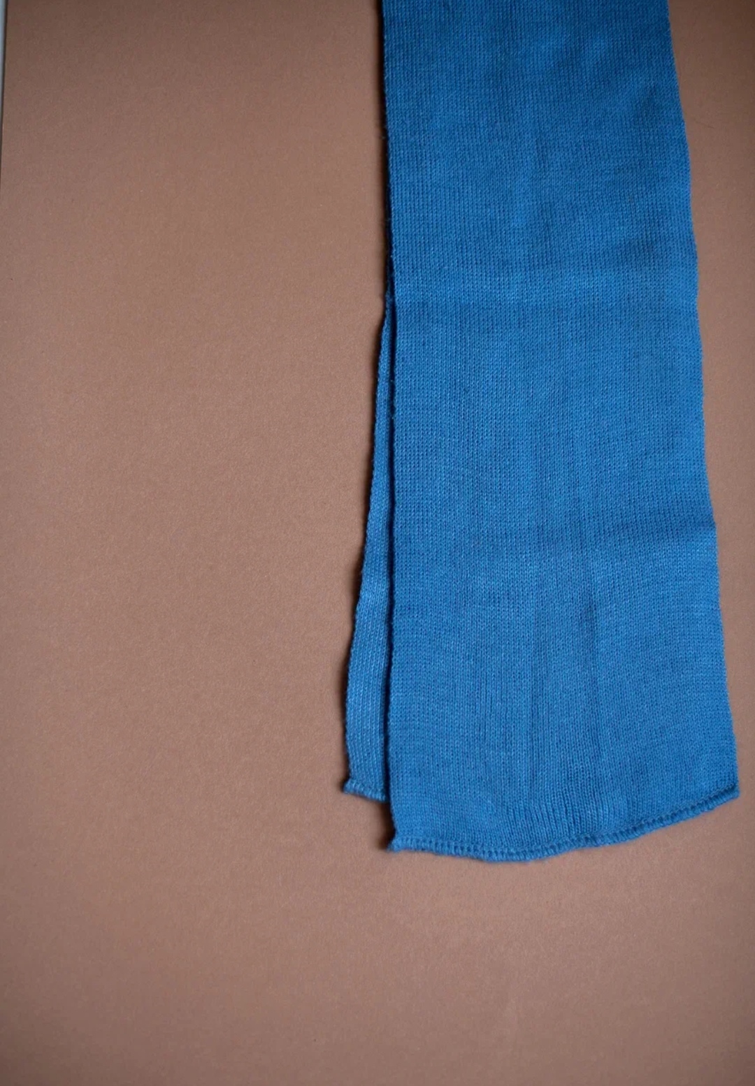 Шарф голубой