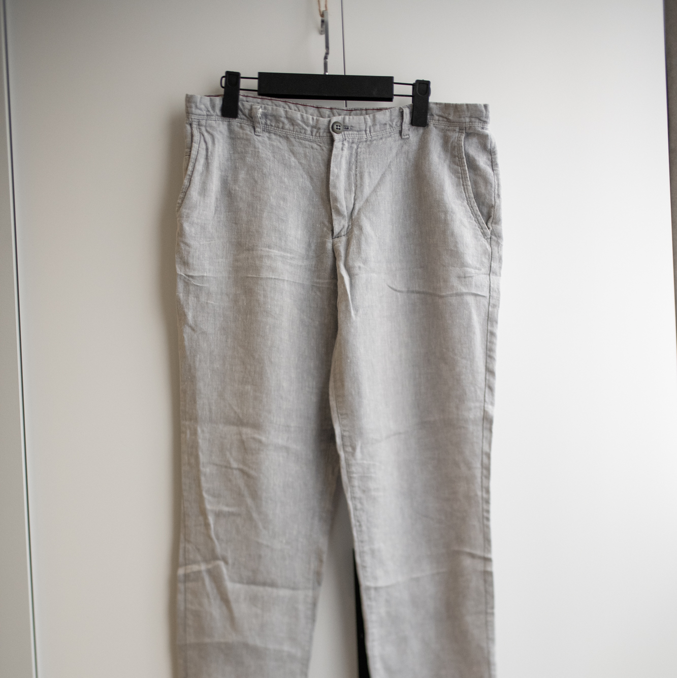 Штаны серые L