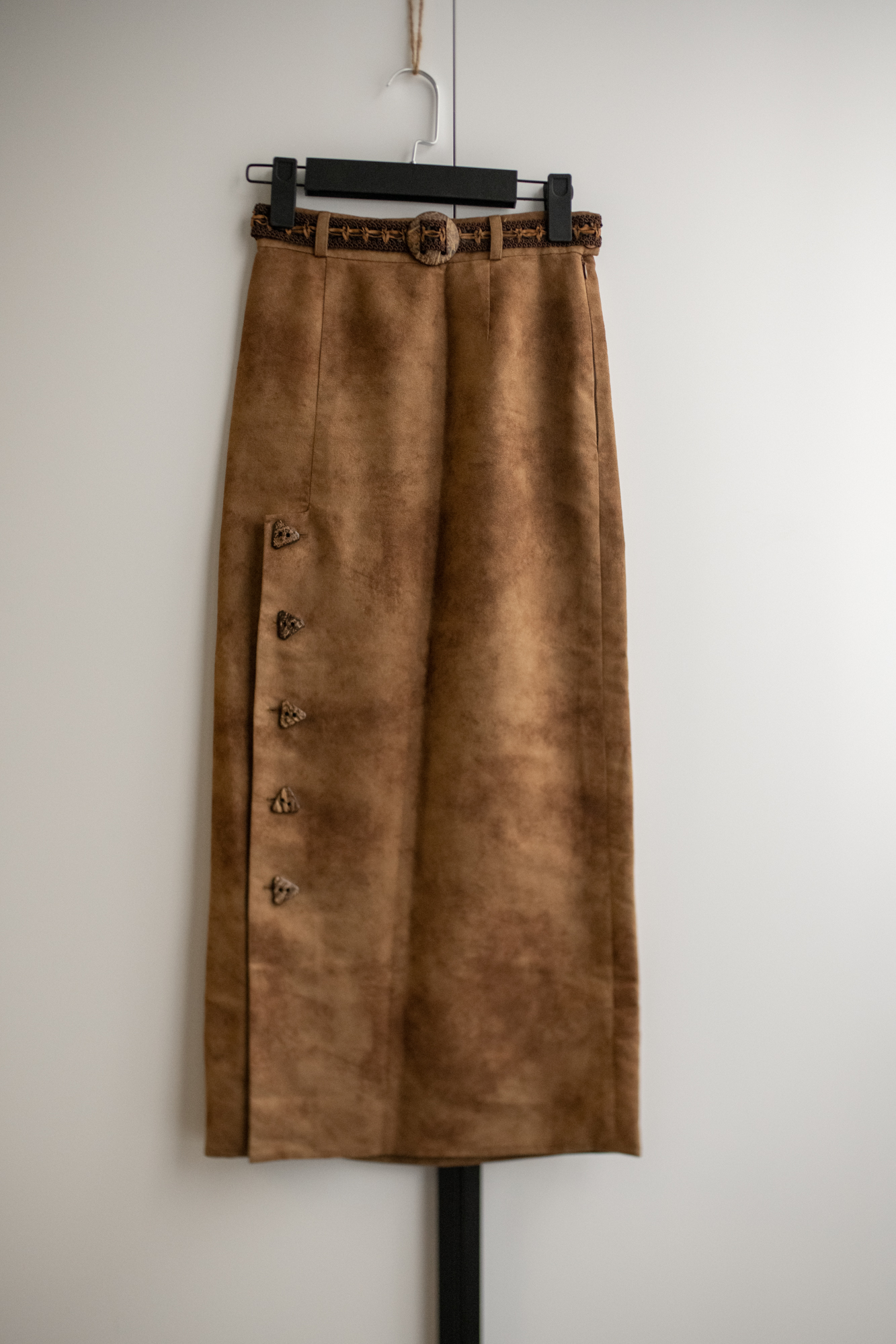 Юбка замшевая XS-S