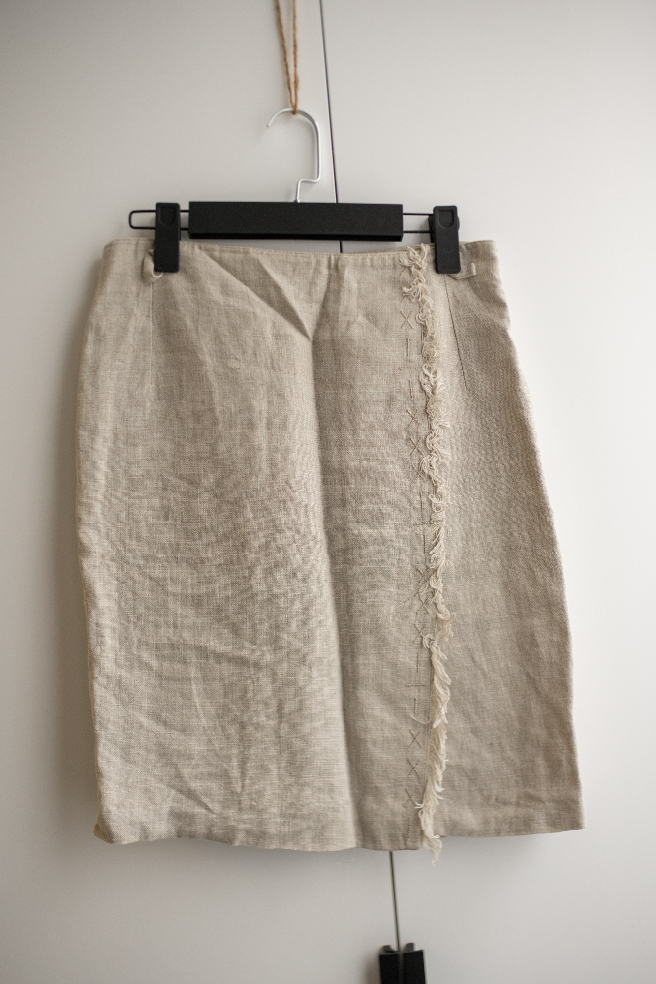 Юбка из мешковины M-L