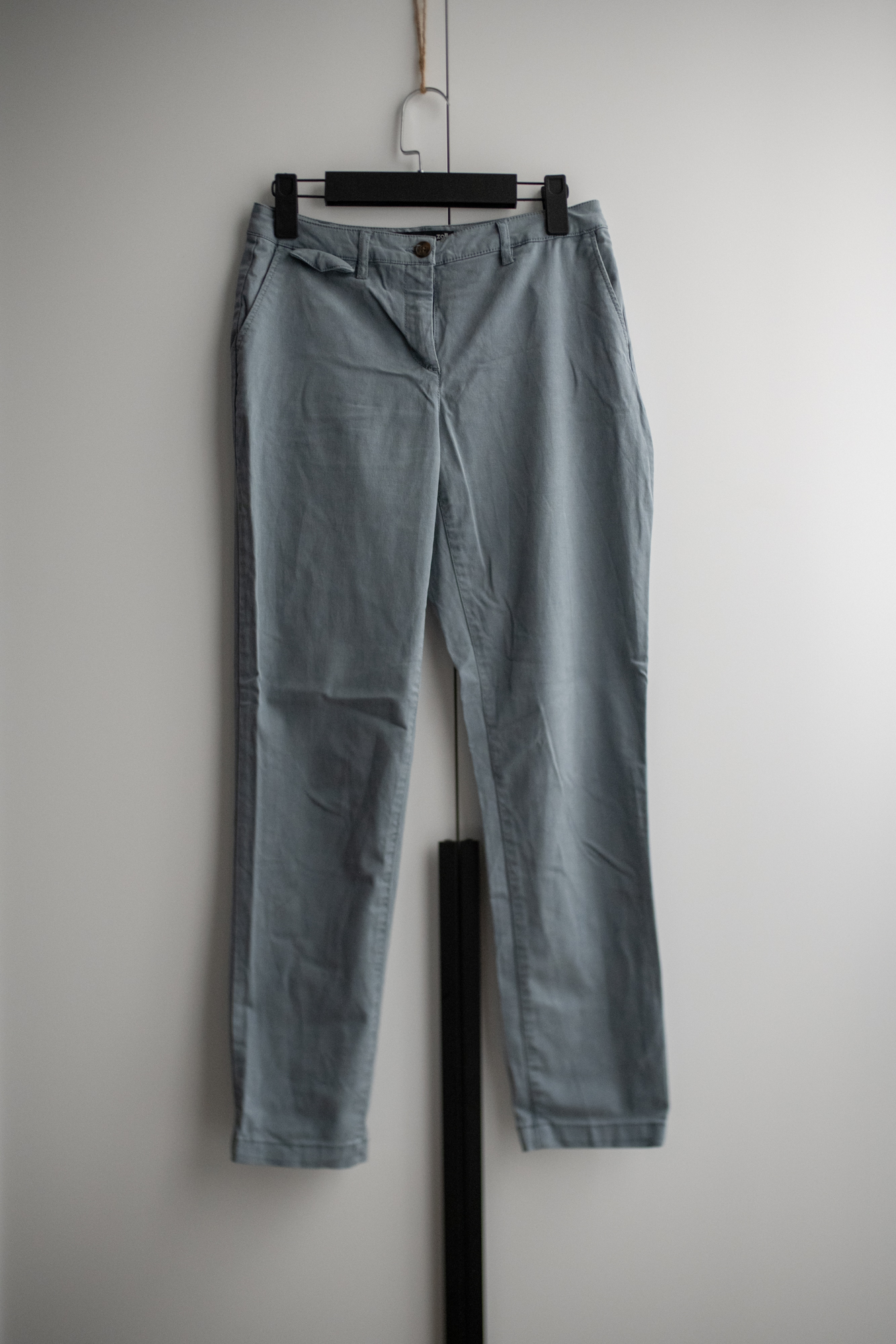 Брюки пыльно-голубые S