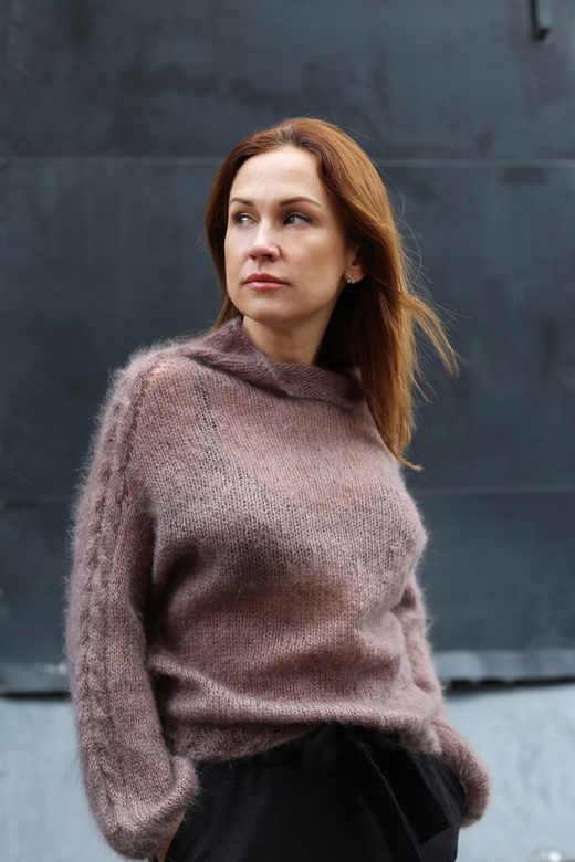 Мохеровый джемпер «Капучино»