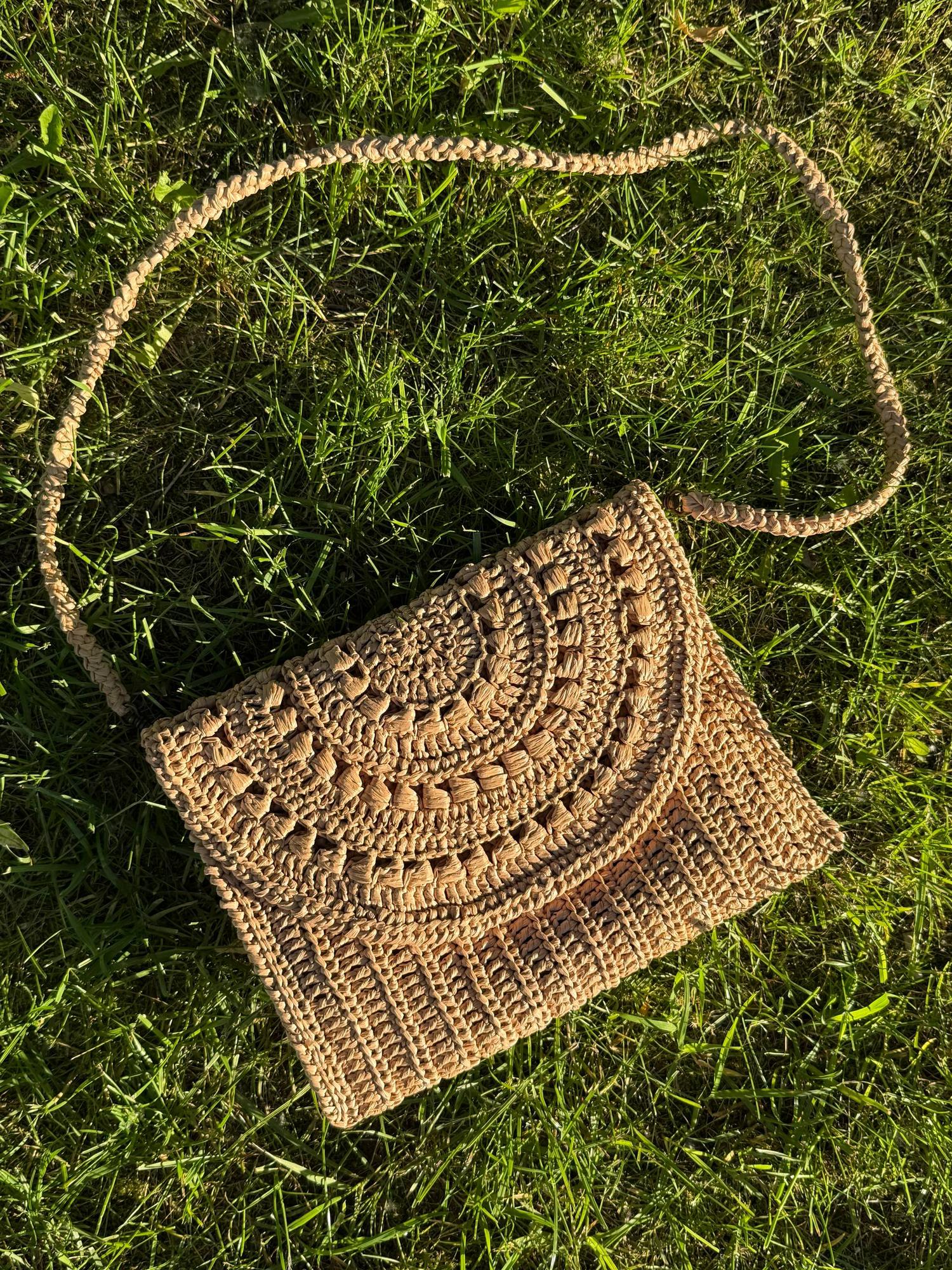 Cовместное вязание клатча/сумки с отстегивающимся ремешком