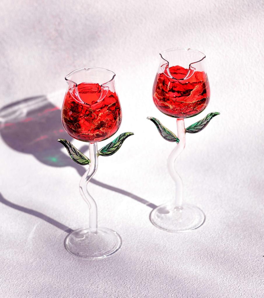 Бокалы для шампанского Цветок