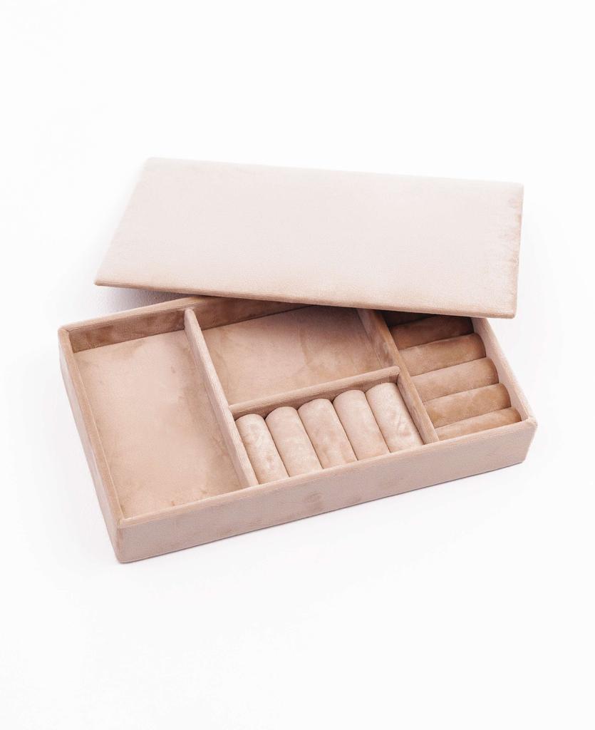 ШКАТУЛКА ДЛЯ УКРАШЕНИЙ размер L "БЕЖЕВАЯ"