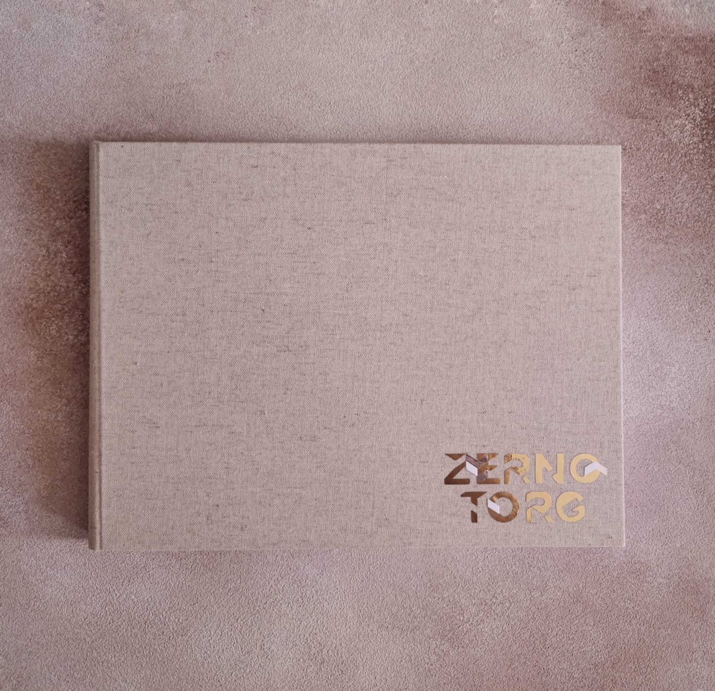 ПОДАРОЧНЫЙ АЛЬБОМ ДЛЯ РУКОВОДИТЕЛЯ "ЛЬНЯНОЙ" 30х40см