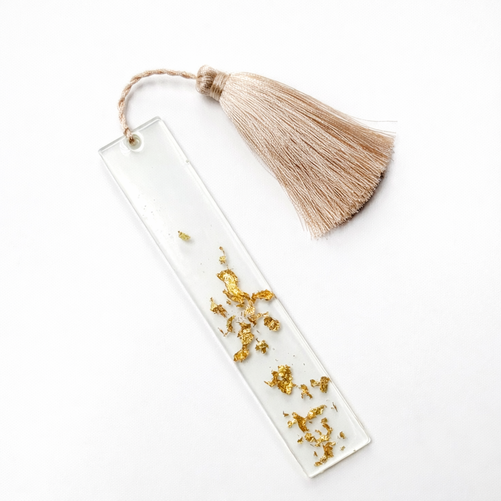 ЗАКЛАДКА КНИЖНАЯ\ДЛЯ БЛОКНОТА ПРОЗРАЧНАЯ С ЗОЛОТОМ