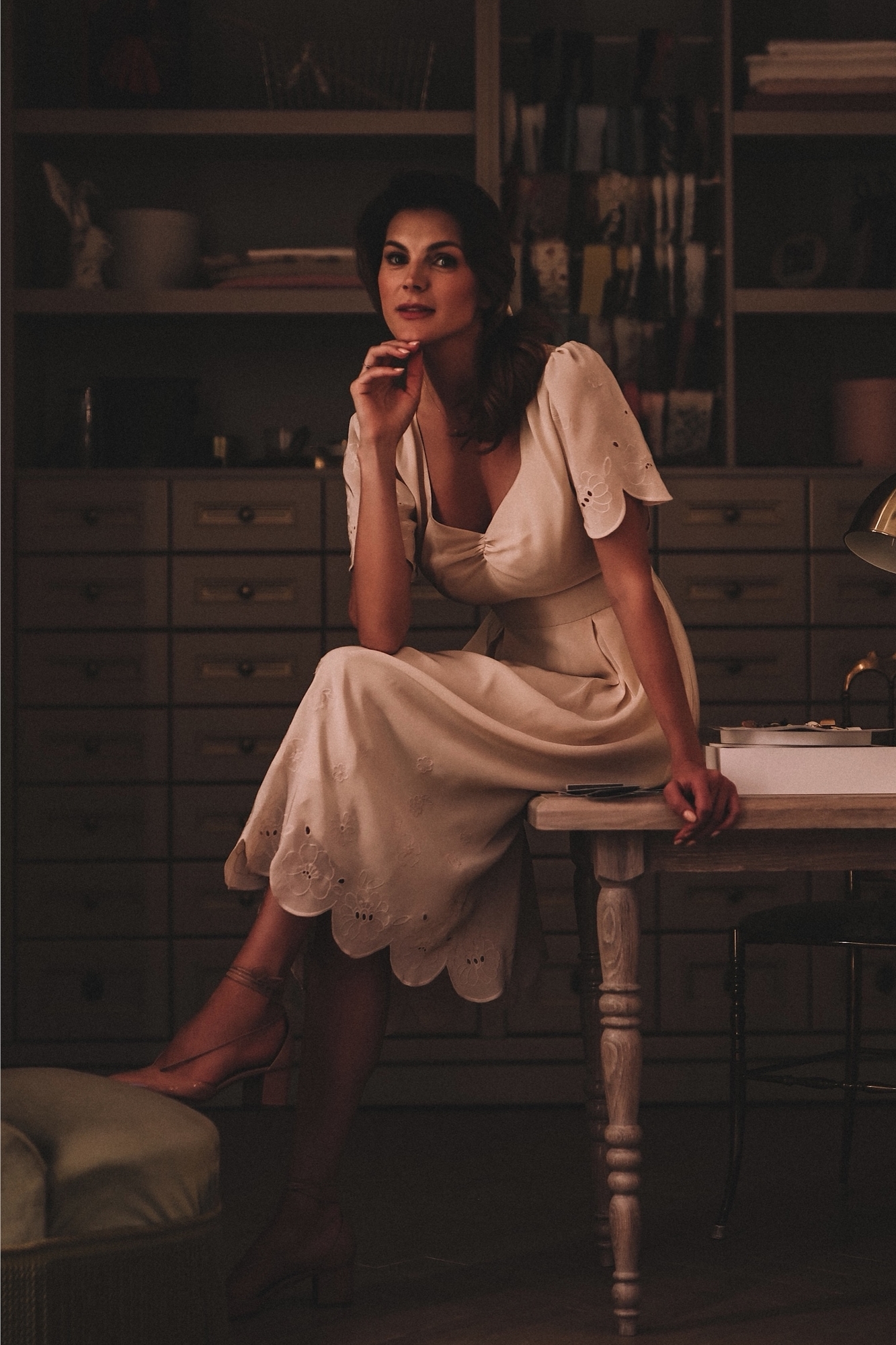 ПЛАТЬЕ С ВЫШИВКОЙ РЕШЕЛЬЕ