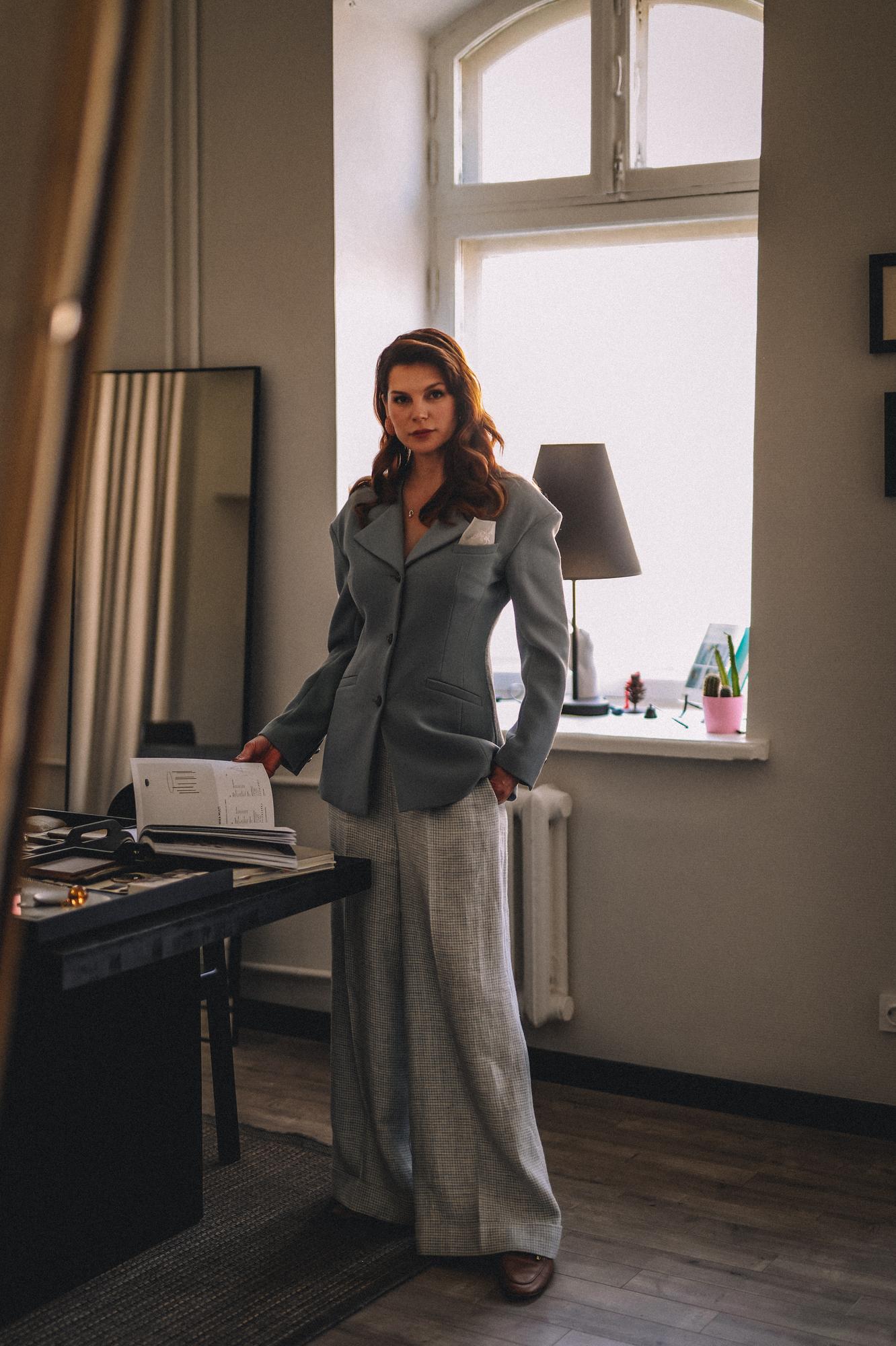 БРЮКИ-ПАЛАЦЦО С ВЫСОКОЙ ПОСАДКОЙ ИЗО ЛЬНА