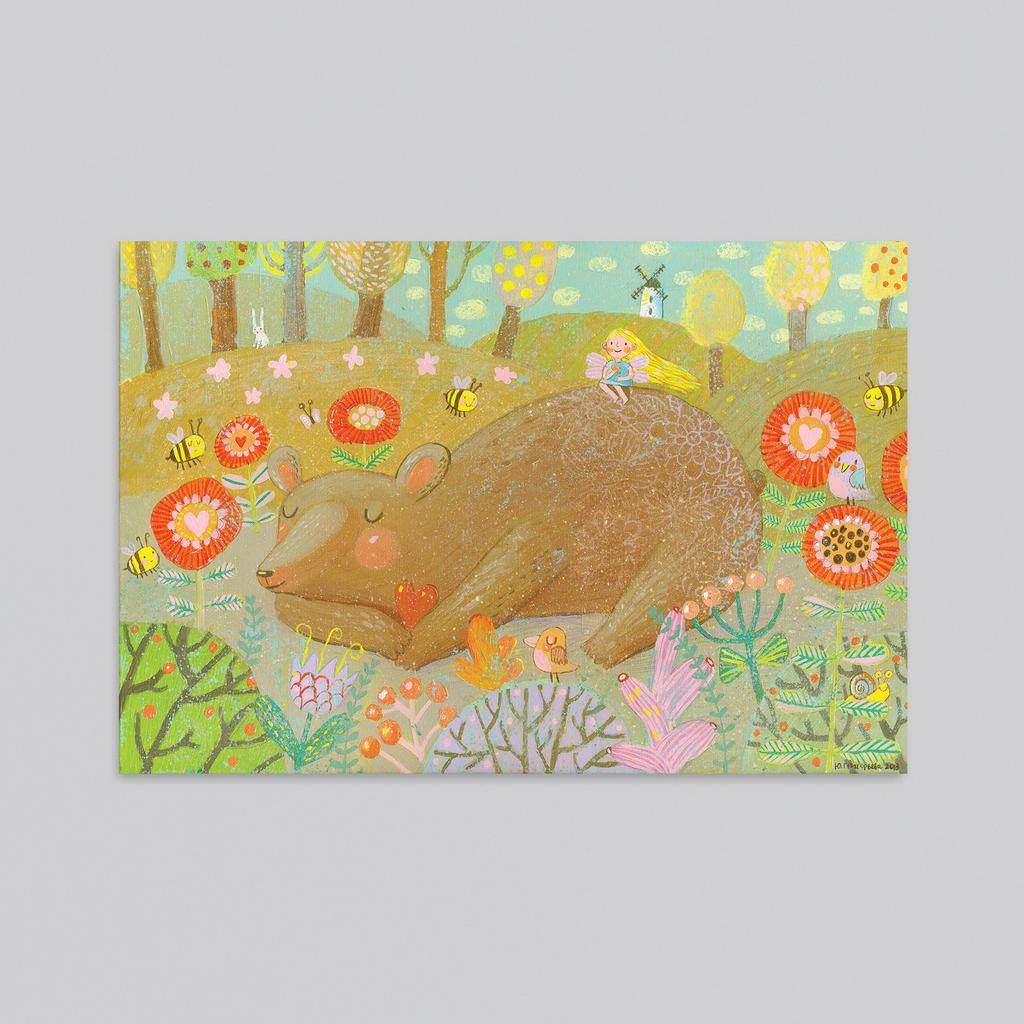 Медовый сон - оптовая открытка - 20 штук