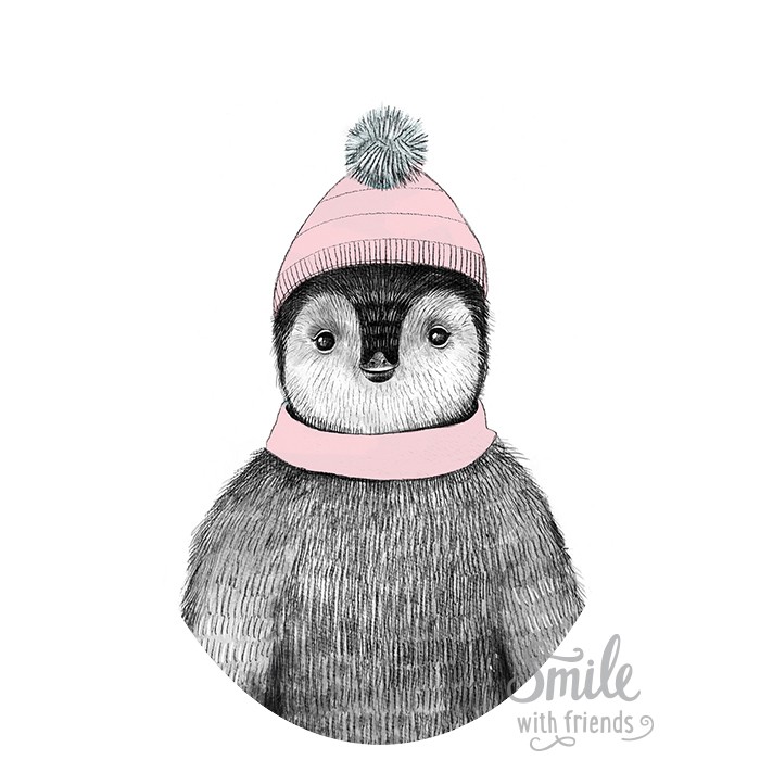 Малышка пингвин - для мультирамки