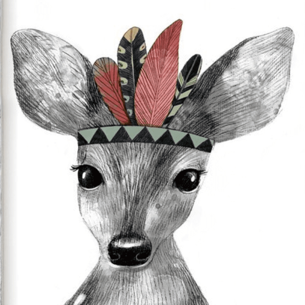 Постер Олененок - индеец купить в интернет магазине