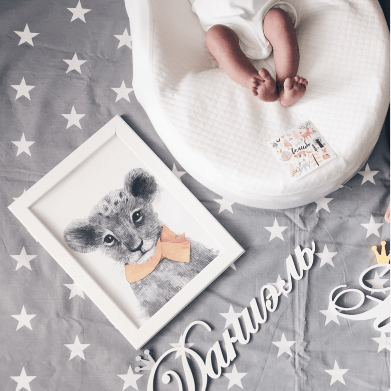 Постер Малыш львенок купить в интернет магазине