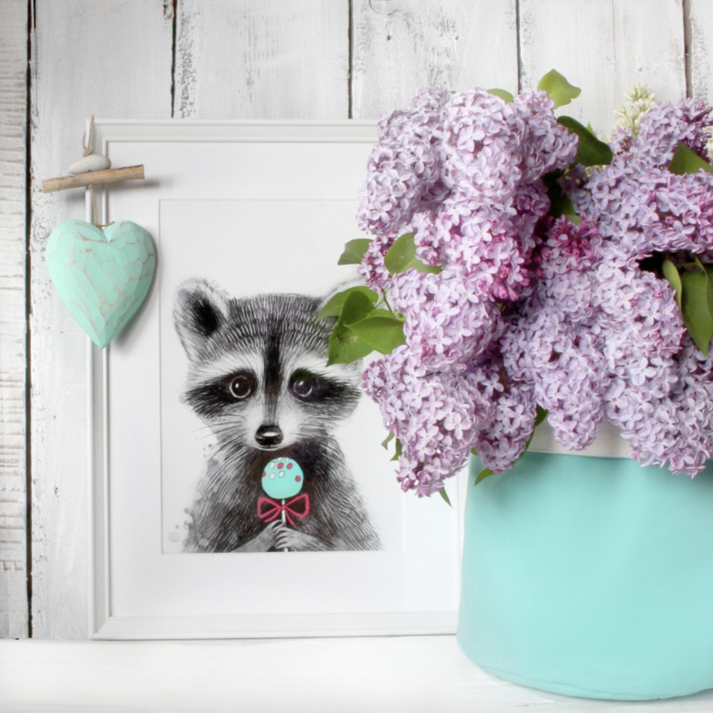 Постер Малыш енотик купить в интернет магазине