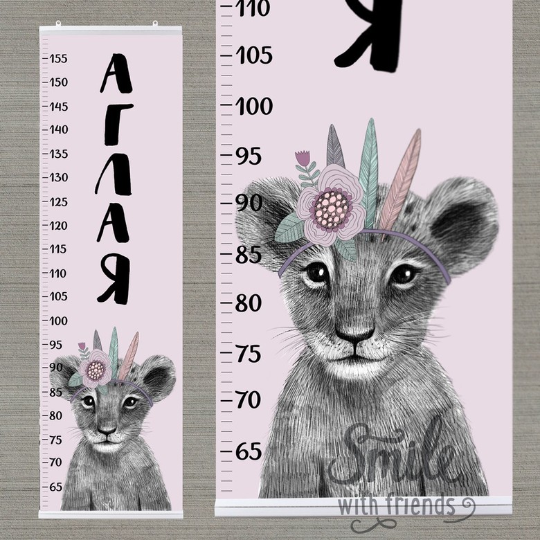 Ростомер - с ЛЮБЫМ малышом в розовом или голубом - именной