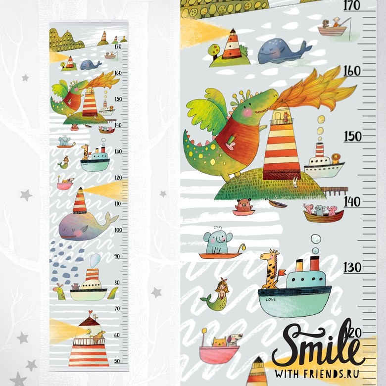 Ростомер с маяками