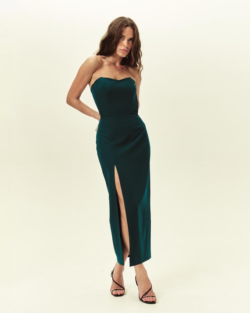 Платье "Торви" изумрудный