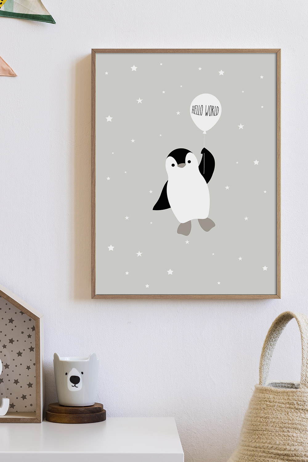 Детский Постер Hello World