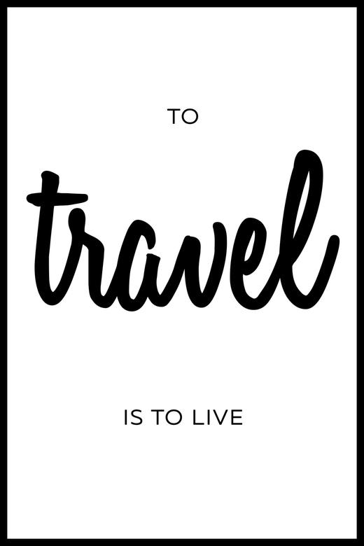 Постер To Travel Is To Live