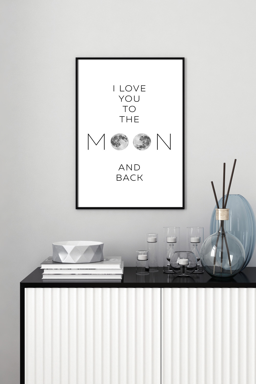 Постер I Love You To The Moon And Back