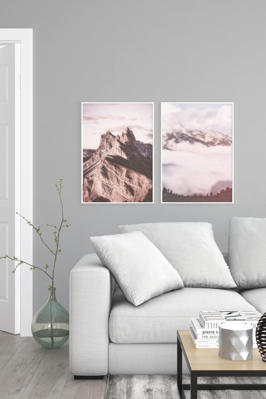 Постер Горы В Тумане