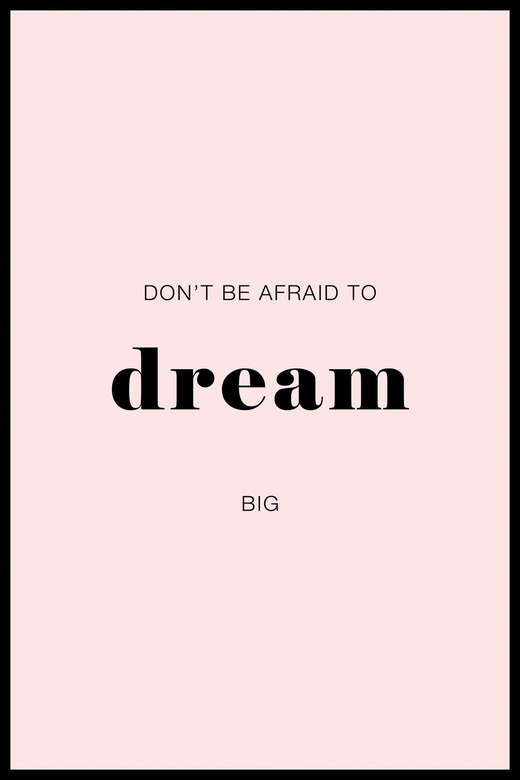 Постер Dream Big