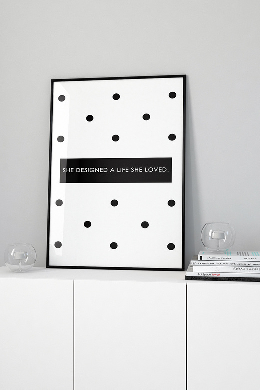 Постер She Designed A Life She Loved