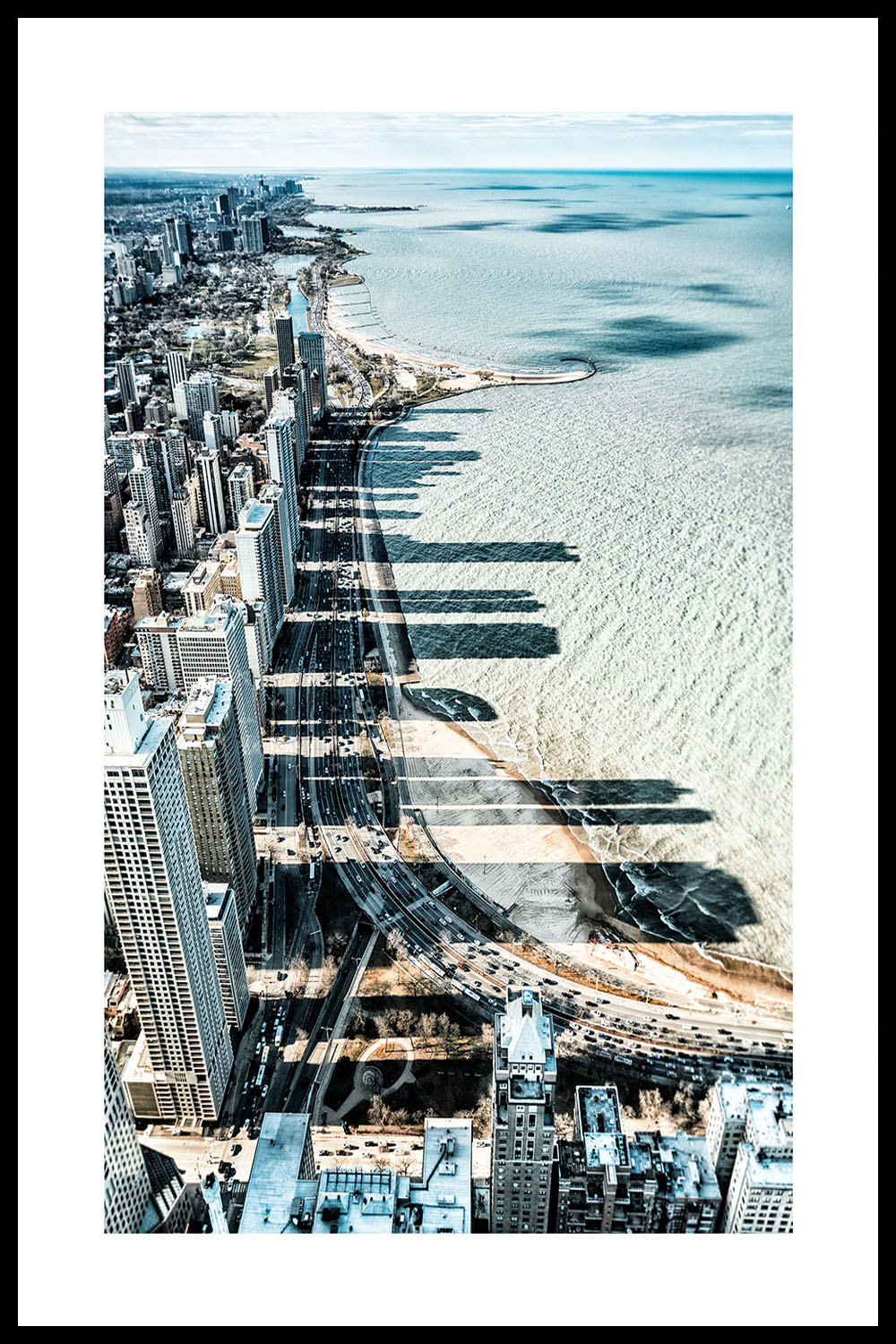 Постер Тени От Зданий #1